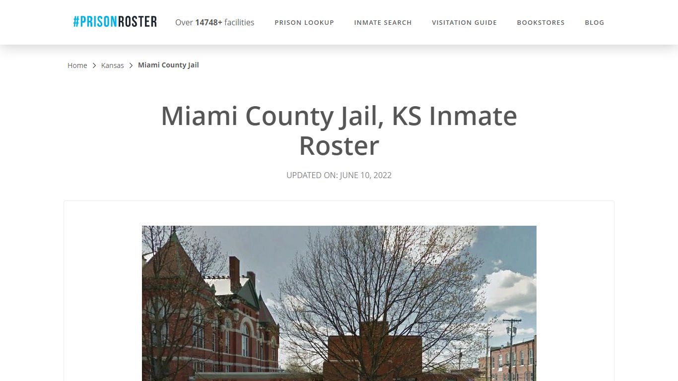Miami County Jail, KS Inmate Roster - Prisonroster